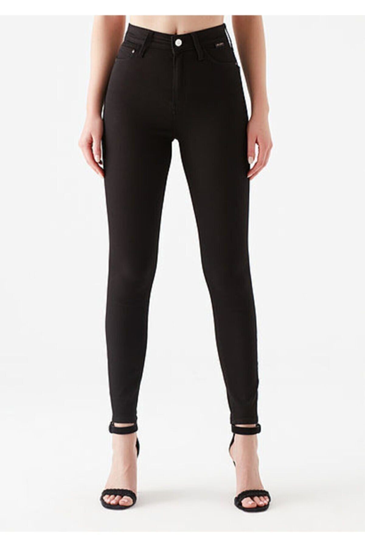 Ramrod Süper Yüksek Bel Siyah Likralı Skinny Jeans Ramrod Süper Yüksek Bel Siyah Likralı Skinny Jeans