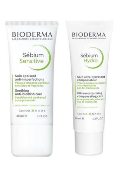 Sebium Sensitive Cream 30 Ml+ Sebium Hydra Cream 40 Ml Sebium Sensitive Cream 30 Ml+ Sebium Hydra Cream 40 Ml