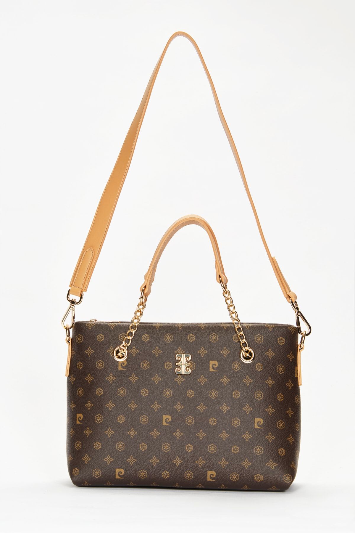 Kahve Monogram Kadın Omuz Çantası 05PO22Y1561 Kahve Monogram Kadın Omuz Çantası 05PO22Y1561