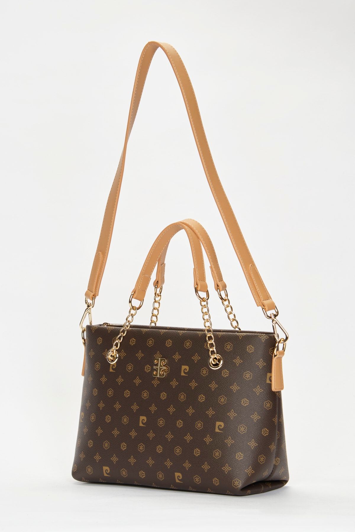 Kahve Monogram Kadın Omuz Çantası 05PO22Y1561 Kahve Monogram Kadın Omuz Çantası 05PO22Y1561
