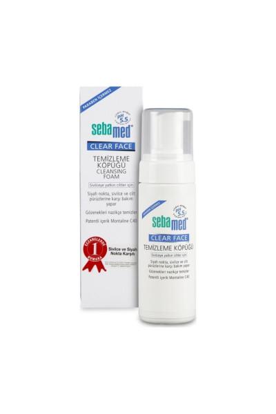 Clear Face Temizleme Köpüğü 150ml 2 Adet Clear Face Temizleme Köpüğü 150ml 2 Adet