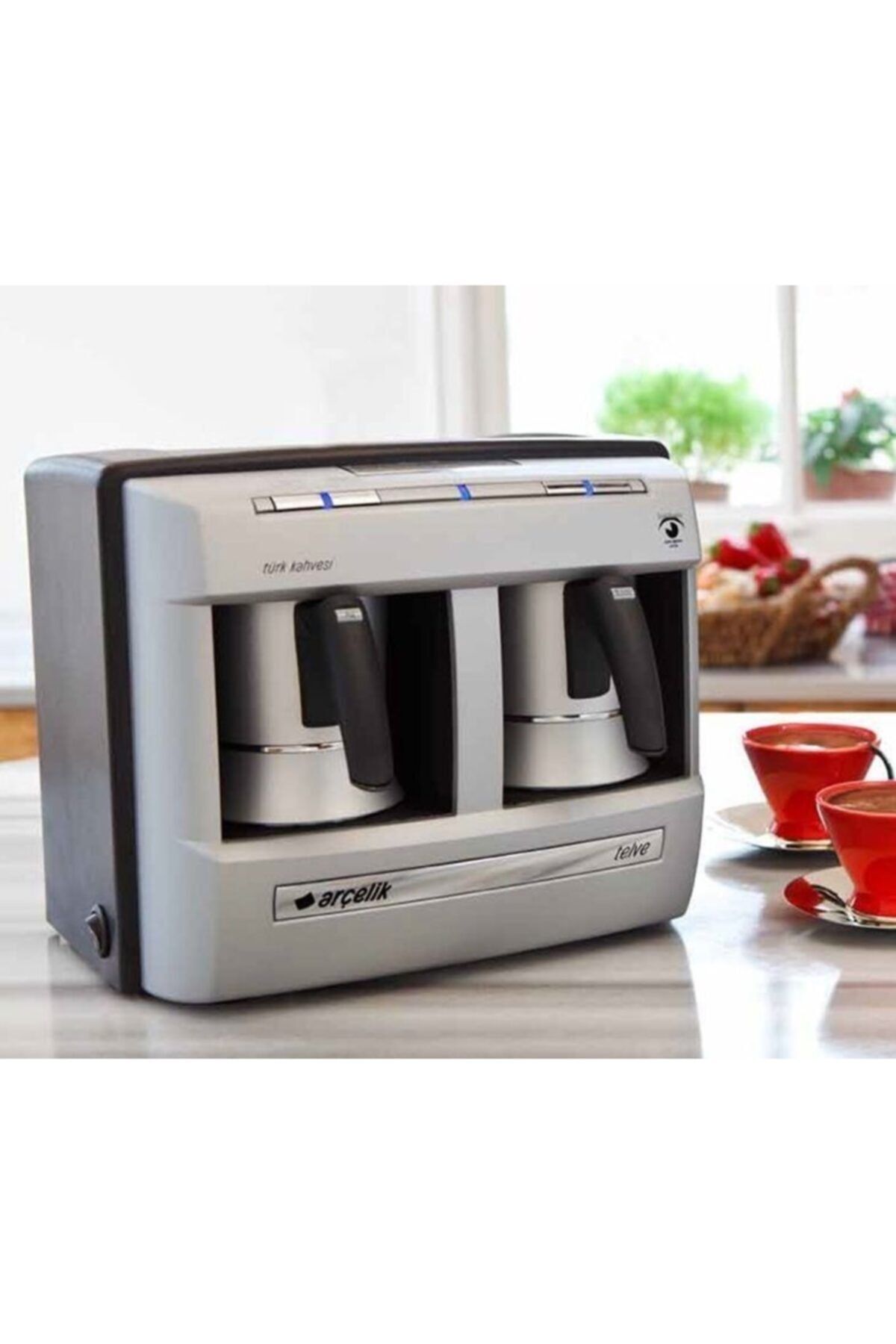 Telve K 3190 P 1200 W 1 Lt Su Haznesi 4 Fincan Kapasiteli Türk Kahve Makinesi Telve K 3190 P 1200 W 1 Lt Su Haznesi 4 Fincan Kapasiteli Türk Kahve Makinesi