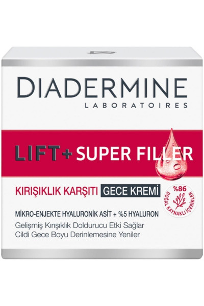 Superfiller Hyaluron Etkili Kırışık Karşıtı Gece Kremi 50 Ml Superfiller Hyaluron Etkili Kırışık Karşıtı Gece Kremi 50 Ml