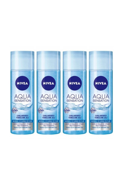 Aqua Sensation Canlandırıcı Temizleme Jeli Normal Ve Karma Ciltler Için 200ml X 4 Lü Set Aqua Sensation Canlandırıcı Temizleme Jeli Normal Ve Karma Ciltler Için 200ml X 4 Lü Set