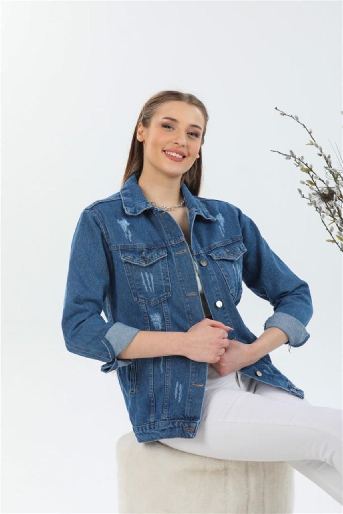 Kadın Yeni Model Kot Ceket 1226 Kadın Yeni Model Kot Ceket 1226