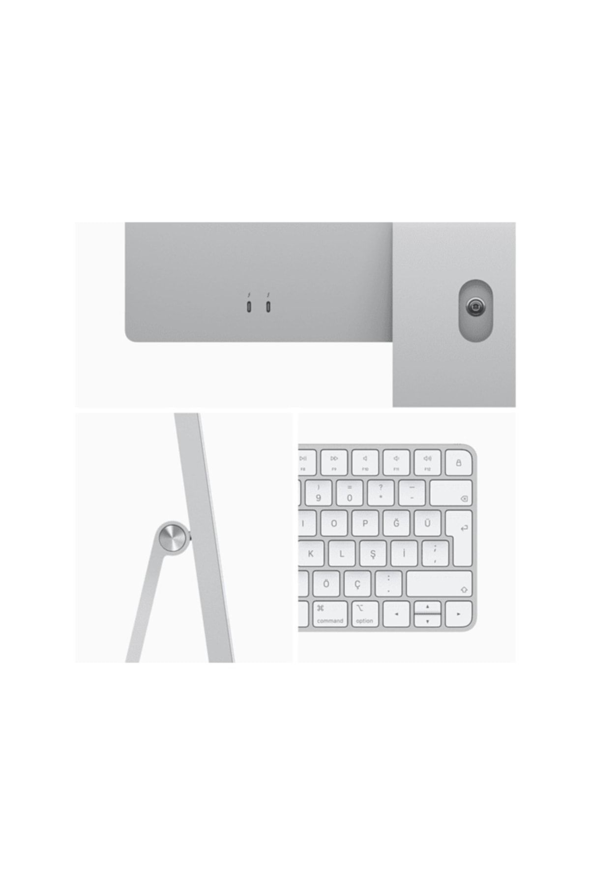 M1 chip With 8gb?core Cpu And 8?core Gpu/ 256gb Ssd/ 24" Imac With Retina 4.5k Display Aıo Pc Silver M1 chip With 8gb?core Cpu And 8?core Gpu/ 256gb Ssd/ 24" Imac With Retina 4.5k Display Aıo Pc Silver