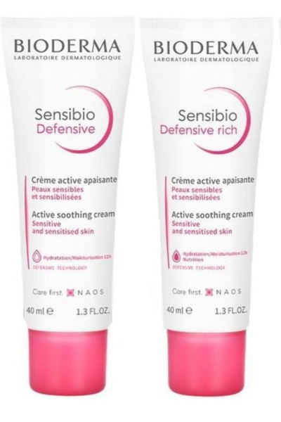 Sensibio Defensive Cream 40 Ml+ Sensibio Defensive Rich Cream 40 Ml Sensibio Defensive Cream 40 Ml+ Sensibio Defensive Rich Cream 40 Ml