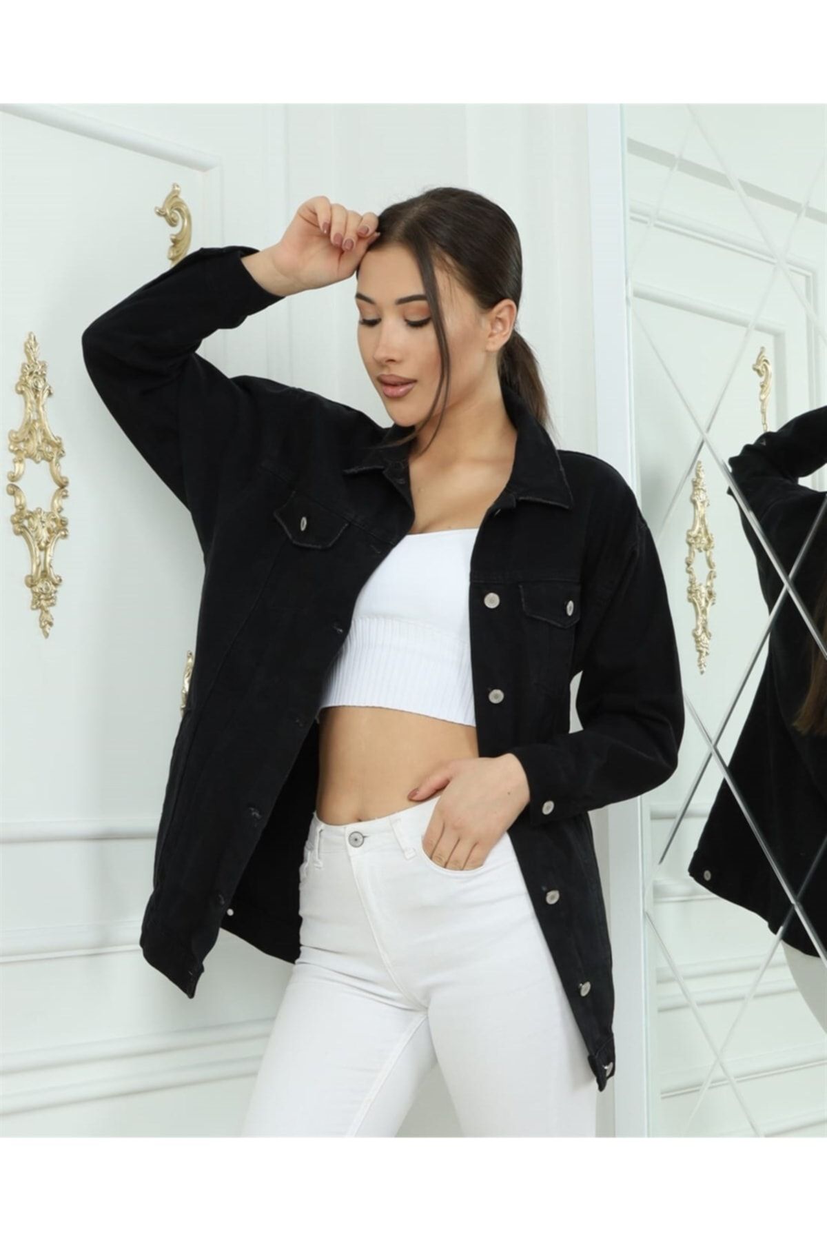 Kadın Yeni Model Kot Ceket 74122020 Kadın Yeni Model Kot Ceket 74122020