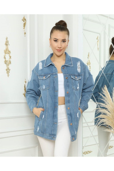 Kadın Yeni Model Kot Ceket 198826 Kadın Yeni Model Kot Ceket 198826