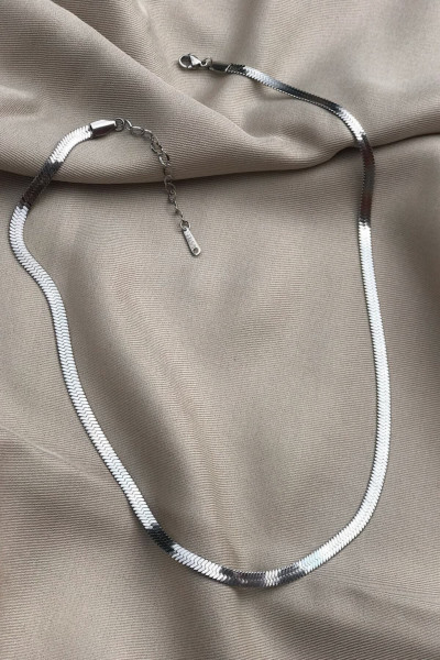 Kadın Yüksek Kalite Çelik Italyan Zincir Kolye 45cm Kadın Yüksek Kalite Çelik Italyan Zincir Kolye 45cm