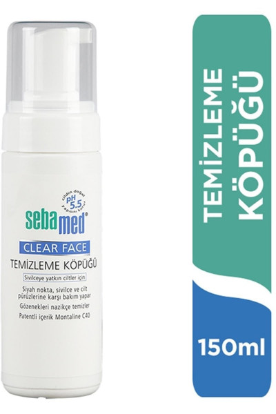 Clear Face Temizleme Köpüğü 150 Ml Temzileme Köpüğü Clear Face Temizleme Köpüğü 150 Ml Temzileme Köpüğü