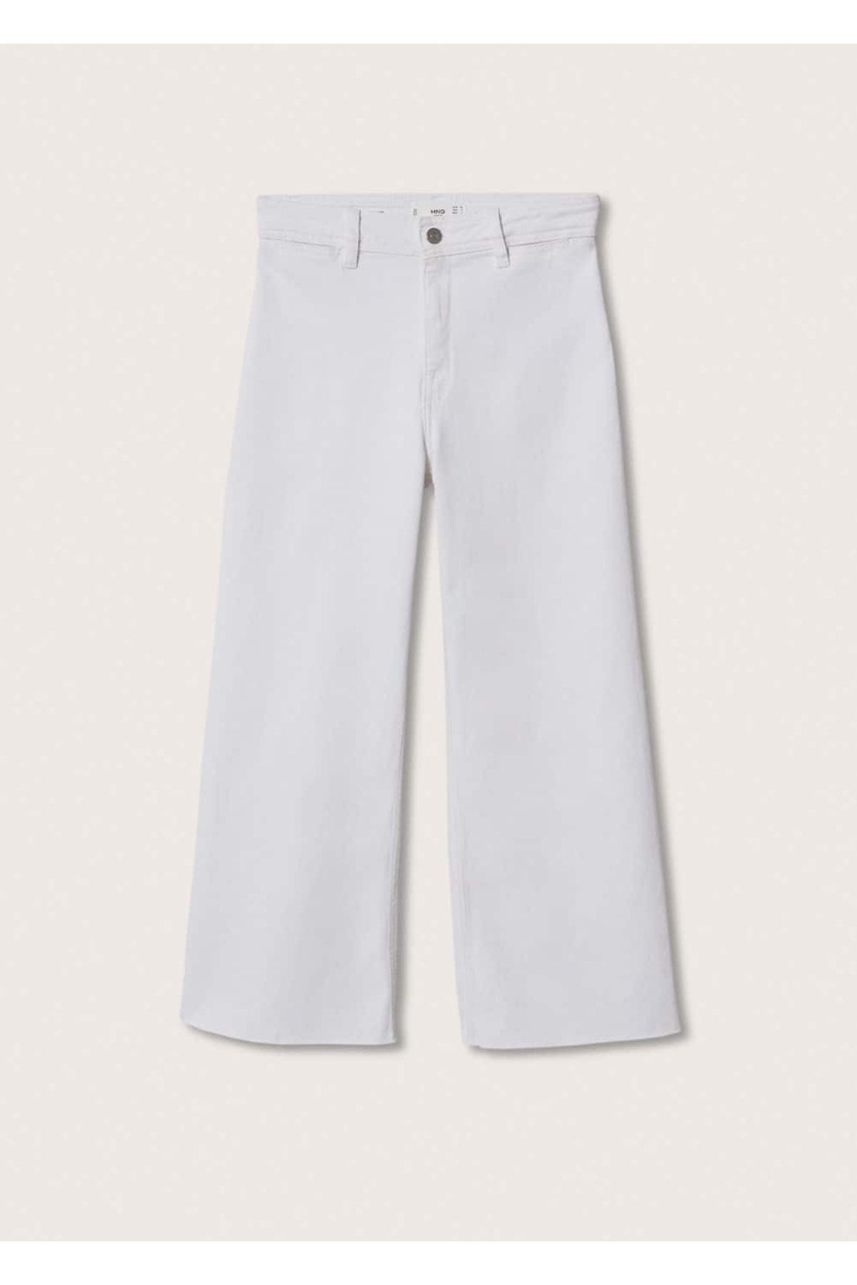 Yüksek Bel Culotte Jean Pantolon Yüksek Bel Culotte Jean Pantolon