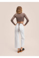 Yüksek Bel Culotte Jean Pantolon Yüksek Bel Culotte Jean Pantolon