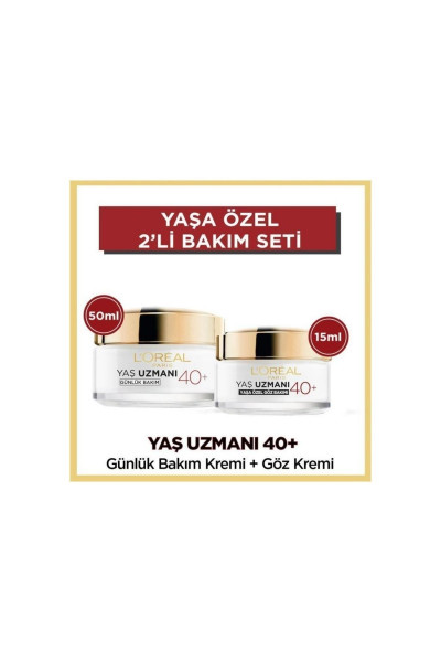 Loreal Yaş Uzmanı 40+ Kırışıklık Karşıtı Sıkılaştırıcı Bakım Seti Loreal Yaş Uzmanı 40+ Kırışıklık Karşıtı Sıkılaştırıcı Bakım Seti