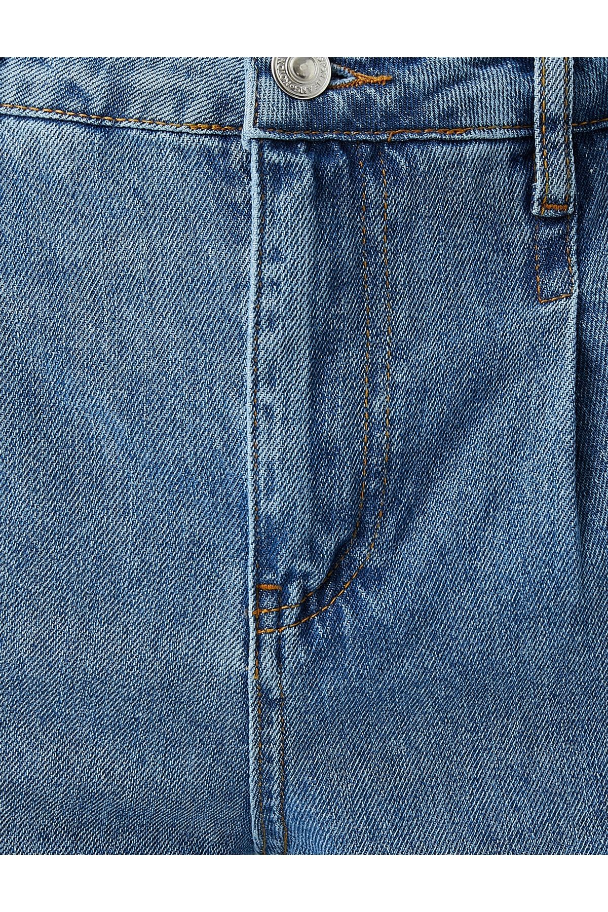 Mom Jean Kot Pantolon Yüksel Bel Cepli Mom Jean Kot Pantolon Yüksel Bel Cepli