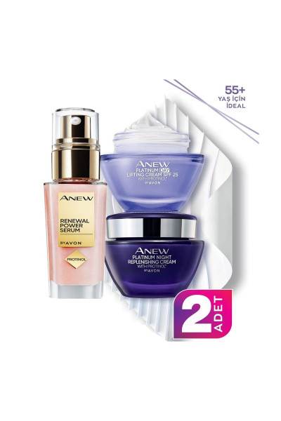 Anew Platinum Gece Ve Gündüz Kremi - Protinol Serum Anew Platinum Gece Ve Gündüz Kremi - Protinol Serum