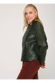 Yeşil Deri Ceket