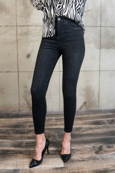 Likralı Yüksek Bel Jean Likralı Yüksek Bel Jean