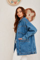Oversize Vıntage Buz Mavi Cep Detaylı Kot Ceket Oversize Vıntage Buz Mavi Cep Detaylı Kot Ceket
