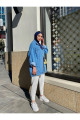 Kadın Oversize Kot Ceket