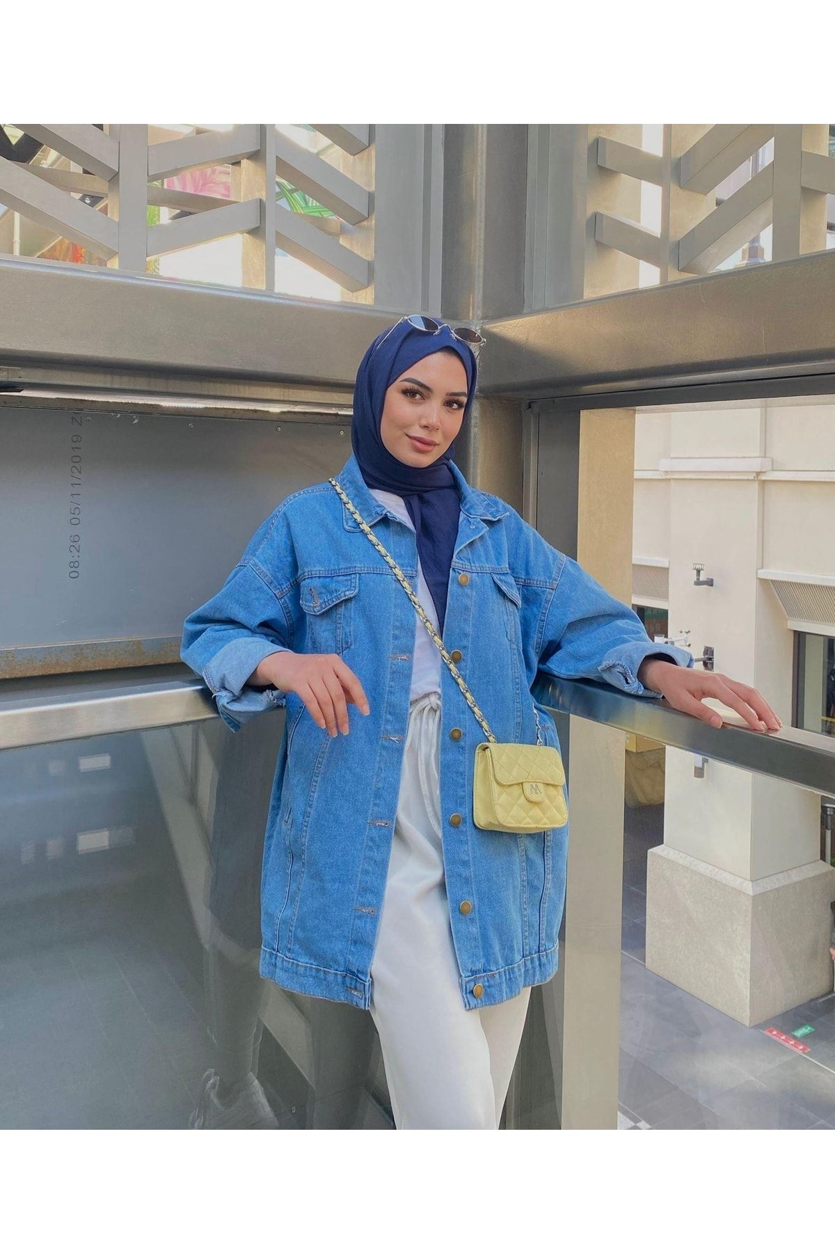 Kadın Oversize Kot Ceket