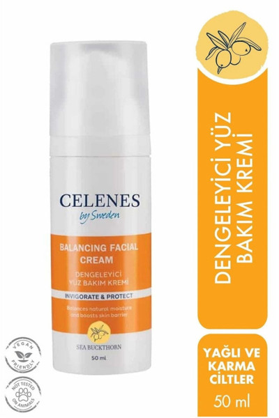Sea Buckthorn Balancing Vitamin C Natural Facial Cream For Oily Skin 50ml K50 Sea Buckthorn Balancing Vitamin C Natural Facial Cream For Oily Skin 50ml K50
