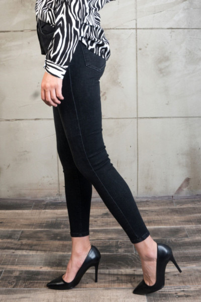 Likralı Yüksek Bel Jean Likralı Yüksek Bel Jean