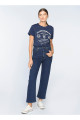 Limon Yüksek Bel Regular Fit Koyu Indigo Kadın Denim Pantolon Mersey Limon Yüksek Bel Regular Fit Koyu Indigo Kadın Denim Pantolon Mersey