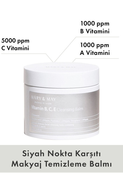 Vitamin B,c,e Içeren Siyah Nokta Karşıtı Makyaj Temizleme Balm Vitamin B,c,e Içeren Siyah Nokta Karşıtı Makyaj Temizleme Balm