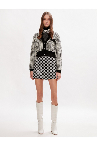 Kareli Payet Etek Kareli Payet Etek