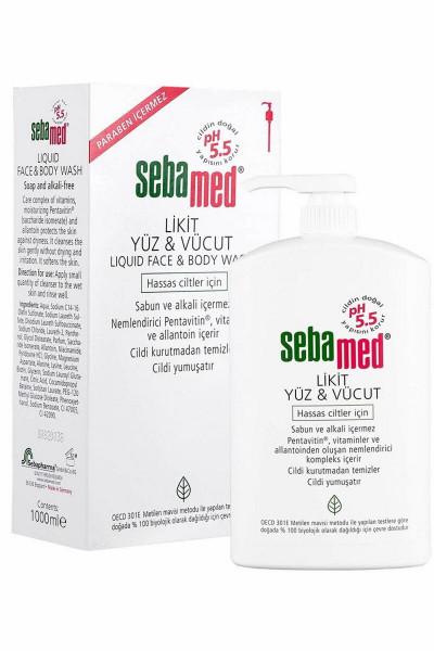1000 Ml Likid Yüz Ve Vücut Temizleme Jeli 1000 Ml Likid Yüz Ve Vücut Temizleme Jeli