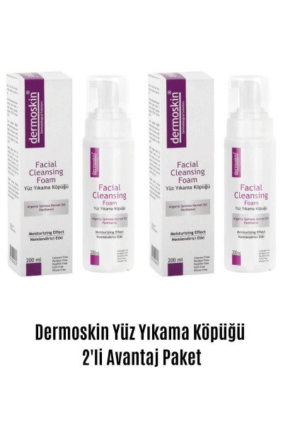 Facial Cleansing Foam Yüz Yıkama Köpüğü 200 Ml 2'li Avantaj Paket Facial Cleansing Foam Yüz Yıkama Köpüğü 200 Ml 2'li Avantaj Paket