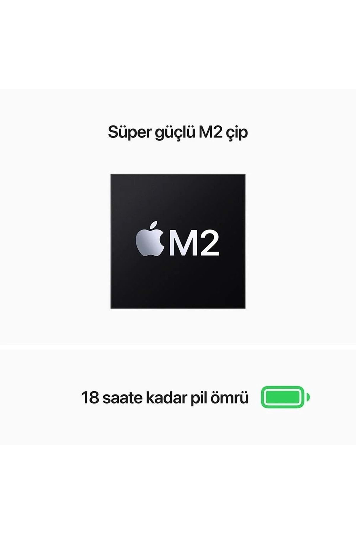 Macbook Air 13.6" M2 8c Cpu 10c Gpu 8 Gb 512 Gb Ssd Gece Yarısı Macbook Air 13.6" M2 8c Cpu 10c Gpu 8 Gb 512 Gb Ssd Gece Yarısı