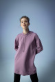 Regular Fit Kapüşonlu Baskılı Sweatshirt Kumaşı Sweatshirt Tunik Regular Fit Kapüşonlu Baskılı Sweatshirt Kumaşı Sweatshirt Tunik