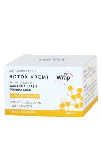 Dr. Wrap Botox Etkili Yaşlanma Karşıtı Ve Kırışıklık Önleyici Yüz Kremi 30ml Dr. Wrap Botox Etkili Yaşlanma Karşıtı Ve Kırışıklık Önleyici Yüz Kremi 30ml