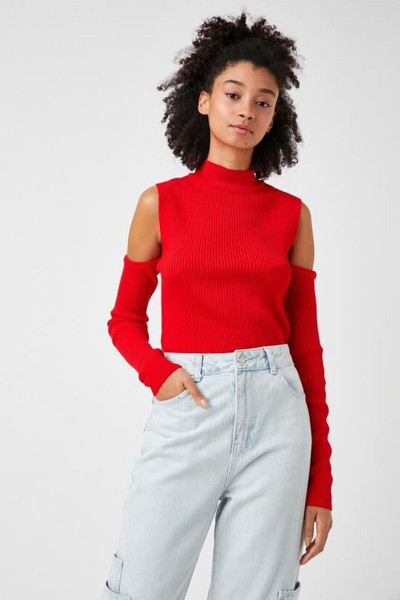 Kadın Pencere Detaylı Kazak 3wal90098ht