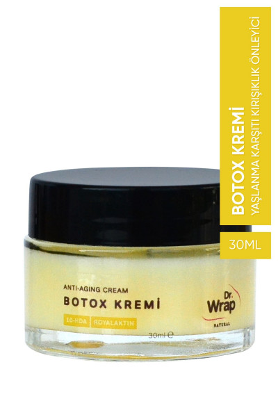 Dr. Wrap Botox Etkili Yaşlanma Karşıtı Ve Kırışıklık Önleyici Yüz Kremi 30ml Dr. Wrap Botox Etkili Yaşlanma Karşıtı Ve Kırışıklık Önleyici Yüz Kremi 30ml
