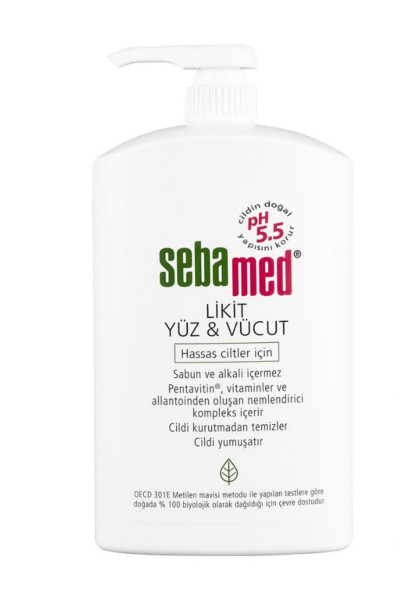 Likit Yüz Ve Vücut Temizleyici Jel 1000 Ml Likit Yüz Ve Vücut Temizleyici Jel 1000 Ml