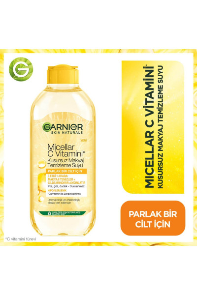 Mıcellar C Vitamin Kusursuz Makyaj Temizleme Suyu 400 ml - TRENDMU