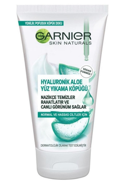 Hyaluronik Aloe Vera Yüz Yıkama Köpüğü 150 ml Hyaluronik Aloe Vera Yüz Yıkama Köpüğü 150 ml
