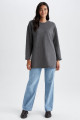 Regular Fit Uzun Kollu Tunik Regular Fit Uzun Kollu Tunik