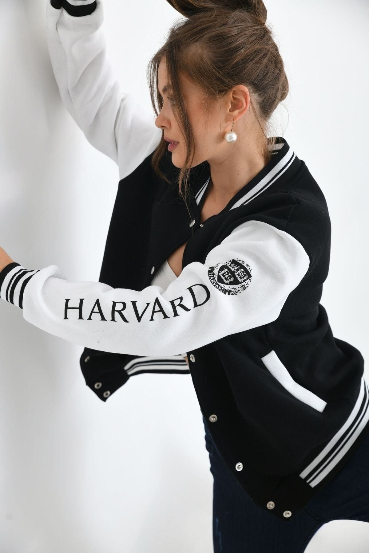 Unisex Nakışlı Kolej Ceket Unisex Nakışlı Kolej Ceket