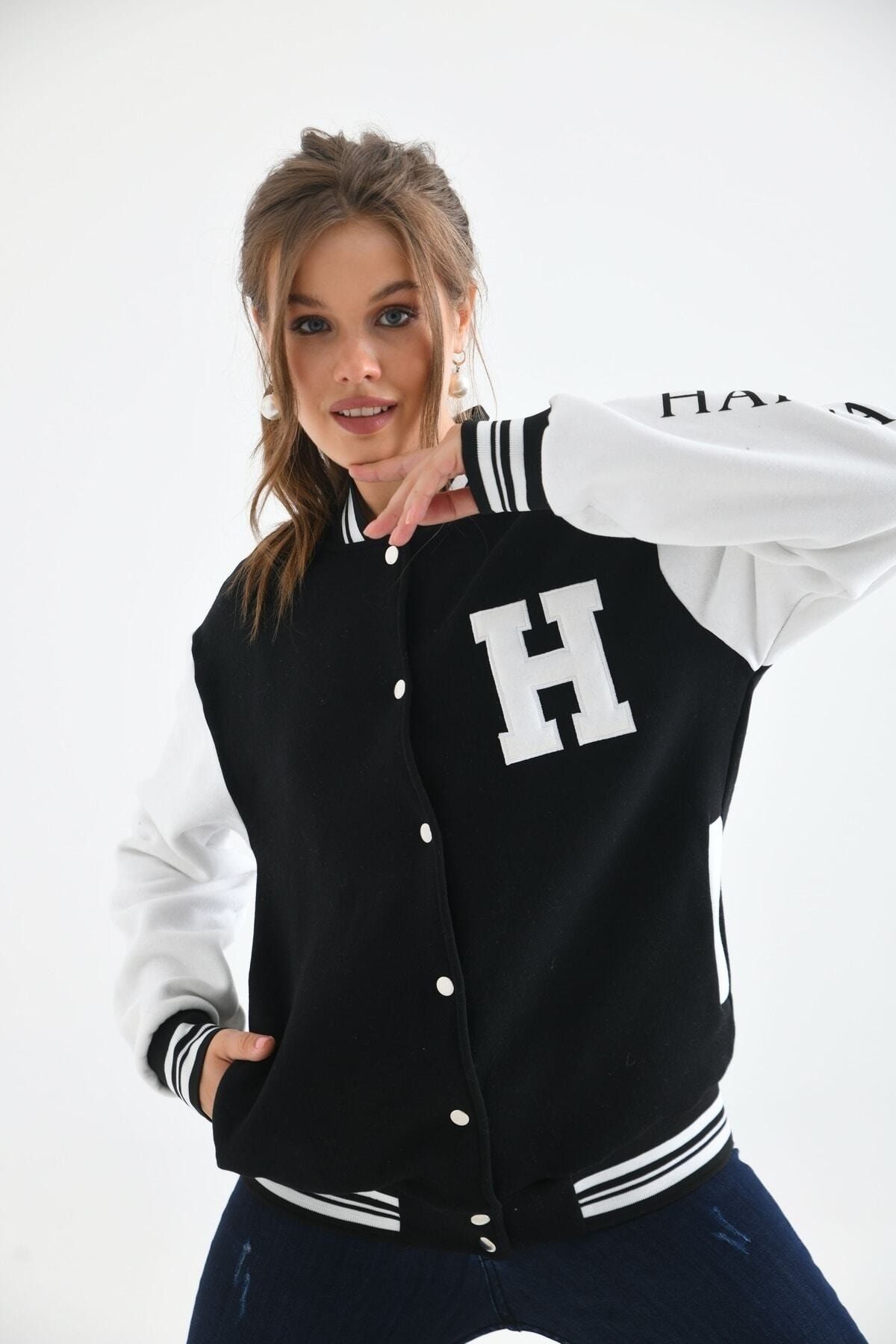 Unisex Nakışlı Kolej Ceket Unisex Nakışlı Kolej Ceket