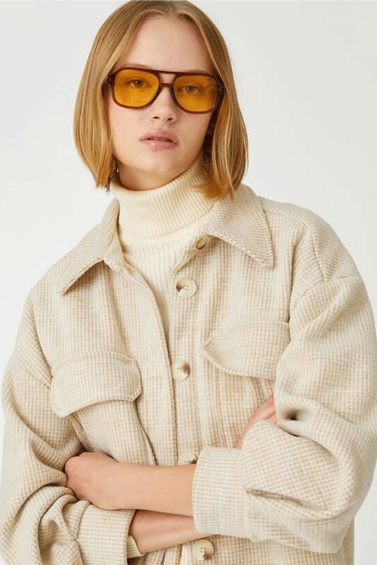 Oversize Cepli Ceket 3wak00089ew Oversize Cepli Ceket 3wak00089ew