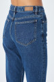 Orta Mavi Fermuarlı Kick Flare Jean Pantolon C 4528-026 Orta Mavi Fermuarlı Kick Flare Jean Pantolon C 4528-026