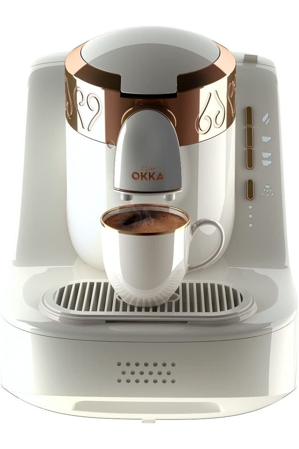Okka Türk Kahve Makinası Beyaz OK001 Okka Türk Kahve Makinası Beyaz OK001