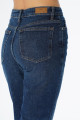 Koyu Mavi Straight Fit Fermuarlı Jean Pantolon C 4518-075 Koyu Mavi Straight Fit Fermuarlı Jean Pantolon C 4518-075