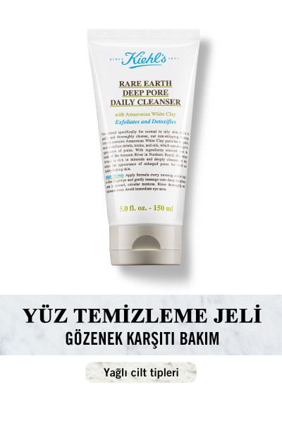 Rare Earth Gözenekleri Derinlemesine Arındıran Yüz Temizleme Jeli 150 ml Rare Earth Gözenekleri Derinlemesine Arındıran Yüz Temizleme Jeli 150 ml