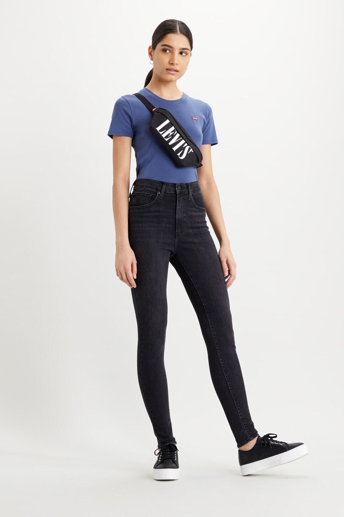 Mile High Super Skinny Kadın Jean Pantolon - Black Ground Mile High Super Skinny Kadın Jean Pantolon - Black Ground