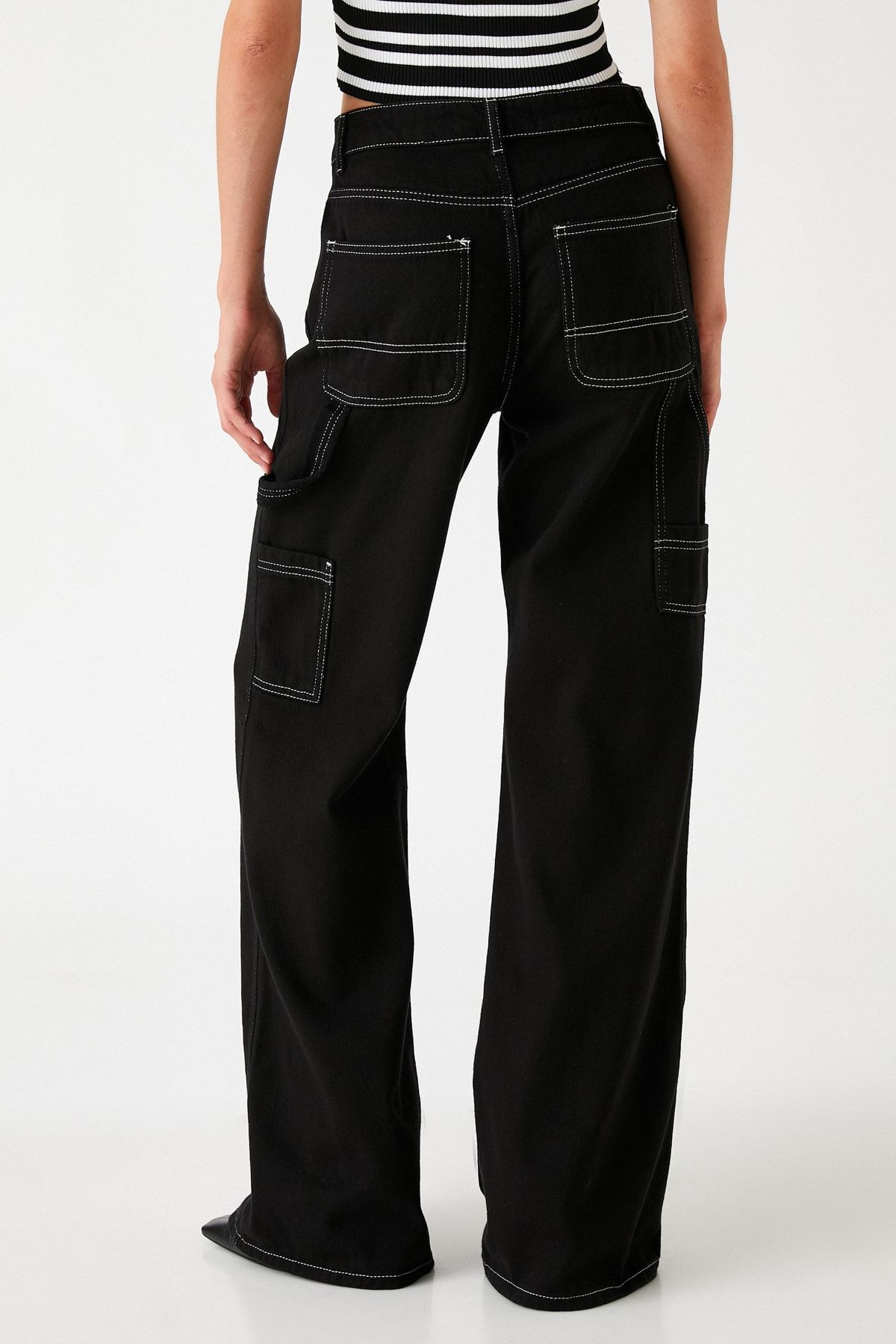 Kadın Siyah Jeans 3WAL40028MW Kadın Siyah Jeans 3WAL40028MW